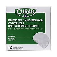 Disposable Nursing Pads for Breastfeeding, Adhesive Strip (Case of 288)