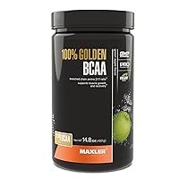 Maxler 100% Golden BCAA Powder - Intra & Post Workout Recovery Drink for Accelerated Muscle Recovery & Lean Muscle Growth - 6 g Vegan BCAAs Amino Acids - 60 Servings - Green Apple