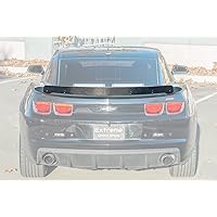 for 2010-2013 Chevrrolet Camaro | EOS ZL1 Style ABS Plastic - Matte Black Rear Trunk Lid Wing Spoiler with Center WickerBill Insert (Carbon Fiber)