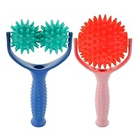 2PCS x Massage Rollers Spiky Massage Balls with Handle, Body Muscle Relax Massager, Self Massage Rollers