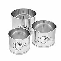 Panettone Mold - Easter Bread Forms for Baking Italian Christmas Panettone Tall Easter Cake STAINLESS STEEL Springform Paska Forms for Orthodox Easter.