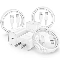 Fast Charger for iPhone 15 Charger 3Pack, [MFi Certified] 6+6+10ft USB-C to USBC Cable Cord &20W Type C Block Fast Charging for iPhone 15/15 Pro Max/ 15 Pro/15 Plus/iPad Pro/Air/Mini/AirPods