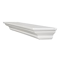 Pearl Mantels ARYB60618 Clean, Sophisticated Premium Grade A MDF Mantel Shelf, 60