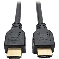 Tripp Lite High-Speed HDMI Cable with Ethernet and Digital Video with Audio, UHD 4K x 2K, in-Wall CL3-Rated (M/M), 6 ft. (P569-006-CL3)