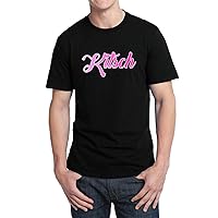 Kitsch Pink Girly Retro Vintage Fashion Vibes_001166 T-Shirt Birthday for Him 2XL Man Black
