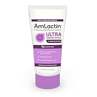 Ultra Smoothing - 4.9 oz Body & Hand Cream with 15% Lactic Acid - Exfoliator and Moisturizer for Rough and Bumpy Dry Skin (Packaging May Vary)