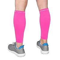 Run Forever Calf Compression Sleeves for Men and Women - Leg Compression Sleeve - Footless Compression Socks for runners