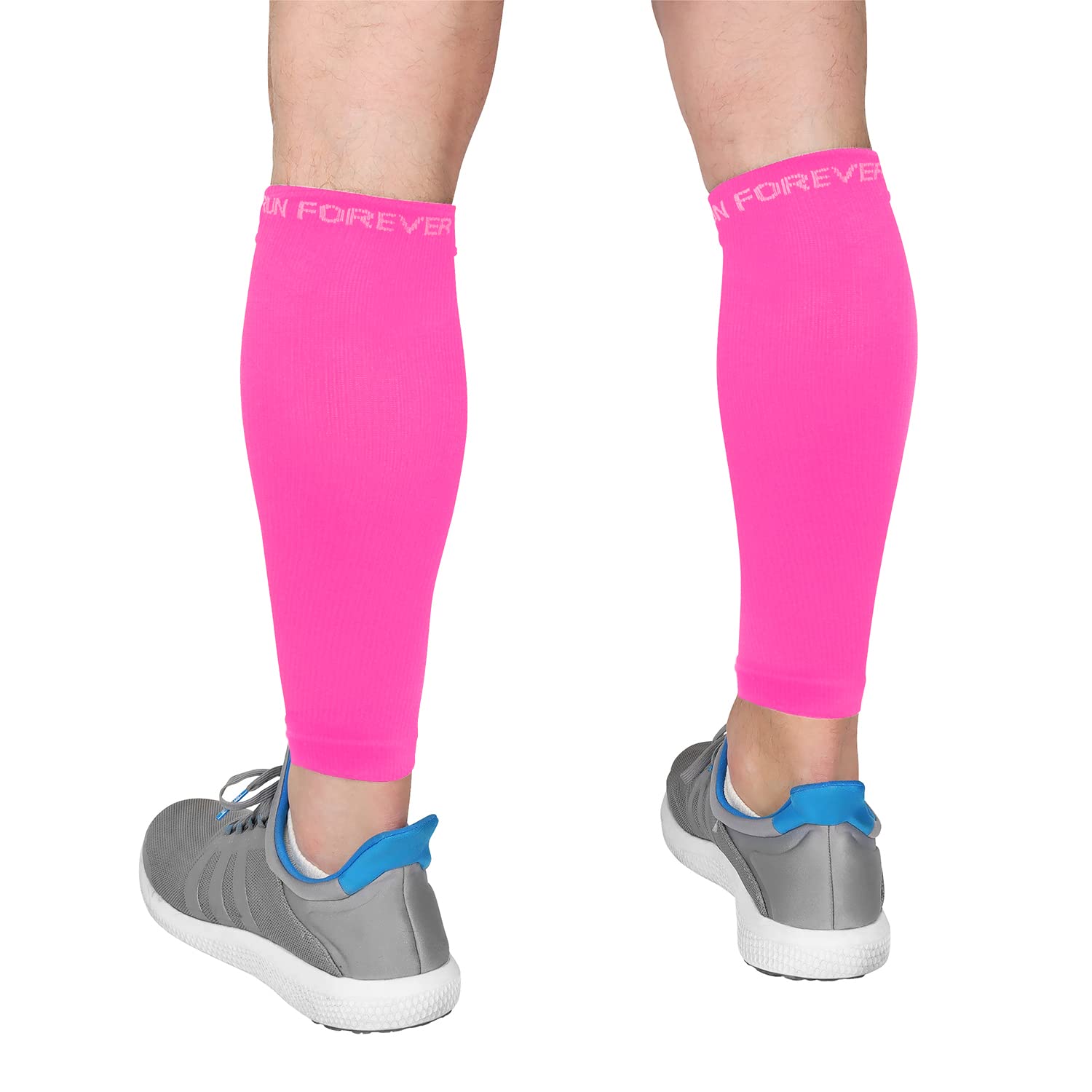 Buy Run Forever Calf Compression Sleeves For Men And Women - Leg  Compression Sleeve - Calf Brace For Running, Cycling, Travel