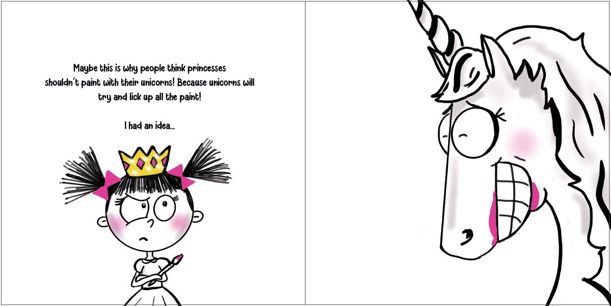 Never Let a Princess Paint with Her Unicorn!