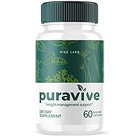 Puravive - Puravive Weight Loss Pills To Increase BAT And Energy Levels, Pura Vive Tropical Detox & Cleanse Capsules, Puravive Reviews Non-GMO Easy To Swallow Supplement Tablets (60 Capsules)