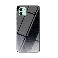IVY Tempered Glass Starry Sky Case for iPhone 11 Case - D