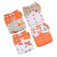 4pcs Adjustable Diapers for Baby Infant Diaper Baby Swimwear Adjustable Diapers for Swimwear Baby Swimming Diaper Reusable Swim Diaper Bulk Diapers Baby Diaper Washable Baby Nappy
