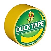 Duck Brand Color Duct Tape: 1.88 in. x 15 yds. (Atomic Yellow)