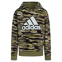 adidas Boy's All Over Print Liquid Camo Hooded Pullover (Big Kids)