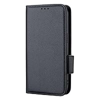 Case Compatible with Honor Magic6 5G,PU Leather Case & Standable Flip Case,Wallet Design with Card Slot Black