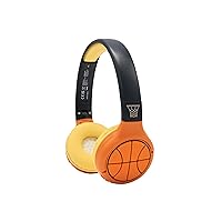 Lexibook - Basketball - 2-in-1 Bluetooth & Wired Headphones with Microphone and Control Button, Foldable and Adjustable, Long Lasting Rechargeable Battery, HPBT010BA