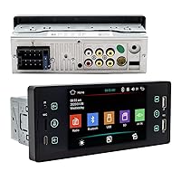 5 Inch IPS Screen Car Stereo MP5 Player, Mirror Link,Bluetooth Call/Music FM AUX, RCA Audio Output,HD Reversing Image, Video Input,7 Colorful Lighting, Steering Wheel Control, USB/Type-C