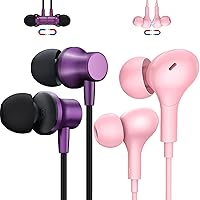 Couple USB C Headphones for iPhone 15 Pro Max, Hi-Fi Stereo Earbuds Magnetic In ear Wired Earphone with Mic for iPad 10th Pro Air Samsung Z Flip 4 Fold 5 Galaxy S23 FE S22 Pixel 8 Pro 7 6 Oneplus Open
