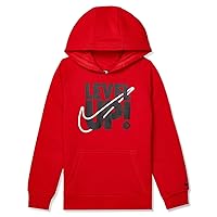 Nike 3BRAND Boy's Level Up Pullover Hoodie (Little Kids) University Red LG (US 7 Little Kid)