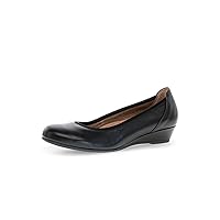 Gabor Women's Chester Ladies Wide Fit Low Wedge Pumps