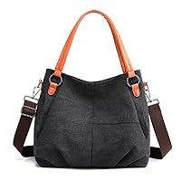 Womens Shoulder Bag Casual Handbags and Purses Canvas Tote Bag Crossbody Travel Bag Daily Bag Messenger Bag