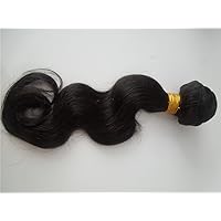 Hair 100% Mongolian Virgin Human Hair Weft 3 Bundles Total 300g Body Wave Natural Color Can be dyed 16