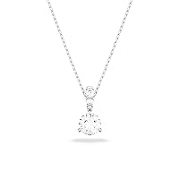Swarovski Solitaire Crystal Necklace and Earrings Jewelry Collection