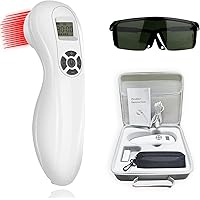 Portable Infrared Light Therapy Device for Body Pain Relief, 3x808nm & 12x650nm Multi-Speed Modes with Pulse Function, Cold Red Light Therapy Device for Human and Pets