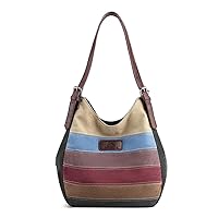Tote Bag for Women Large Shoulder Bag Zipper Top Handle Handbag Travel Shopping Handheld Purse with Inner Pocket