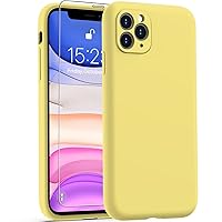 Goodon Designed for iPhone 11 Pro Max Case with Screen Protector - Enhanced Camera Cover - Soft Microfiber Lining - Liquid Silicone Shockproof Protective Phone Case 6.5