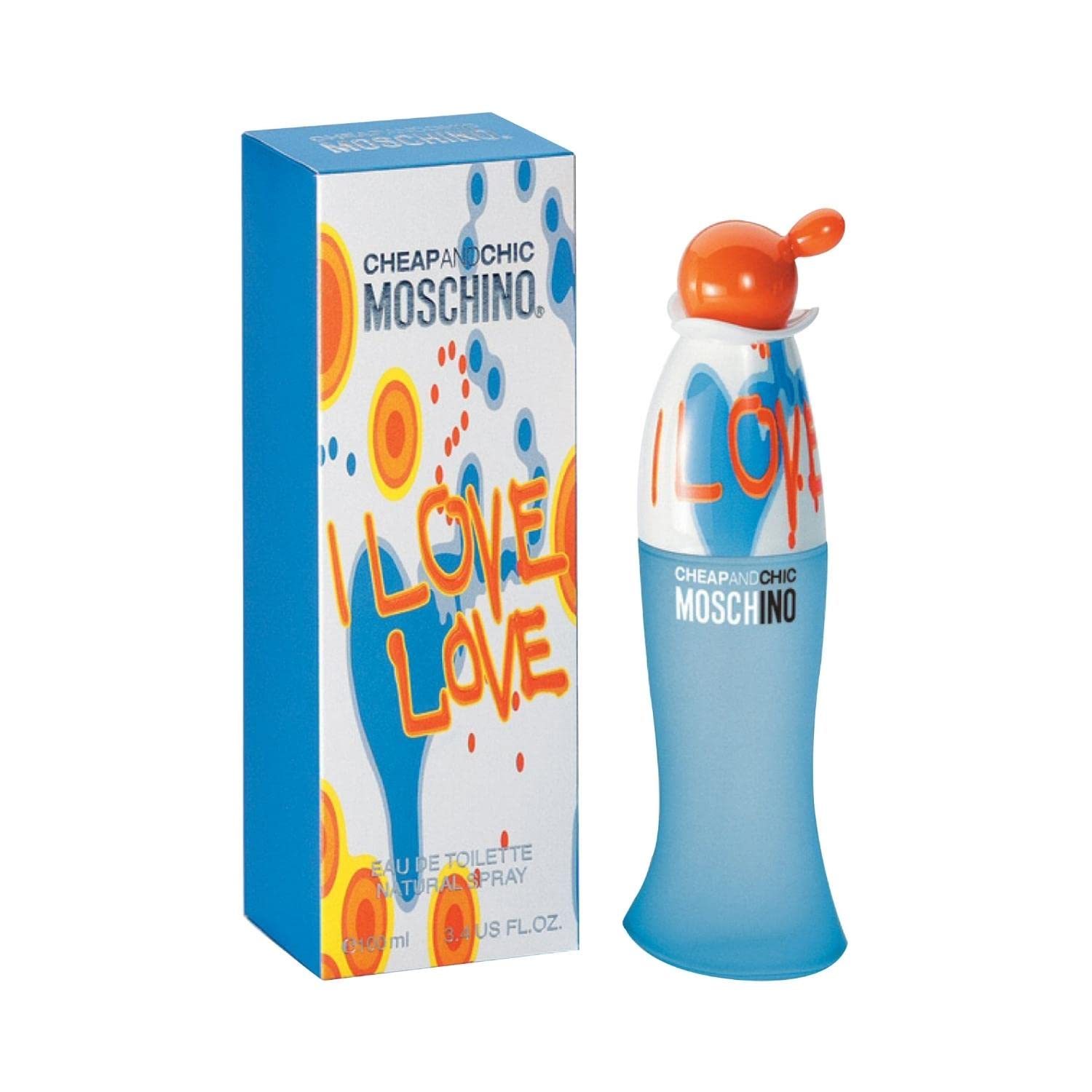 I Love Love By MOSCHINO FOR WOMEN 3.4 fl oz Eau De Toilette Spray