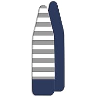 Whitmor Reversible Ironing Board Cover and Pad 54.0x15.0, Gray Blue