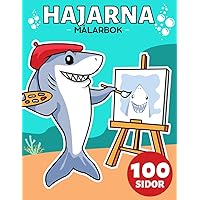 Hajarna Målarbok för Barn: Söt Present till Stresslindring och Avslappning (Swedish Edition)