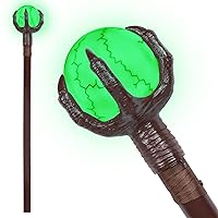 Bulex Witch Maleficent Wands Magic Glowing Light Up Scepter Wizard Cosplay Props 
