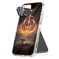 Phone Case Elden Accessories Ring-Elden Cover Ring Shockproof Compatible with iPhone 15 14 13 Pro Max 12 11 X Xs Xr 8 7 6 6s Plus SE for Samsung S21 S22 S23 S24 Ultra Transparent