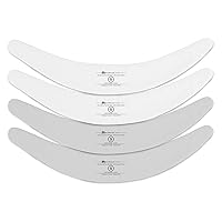More of Me to Love Organic Cotton Tummy Liner 4-Pack (2 x Pearl White and 2 x Stone Gray)