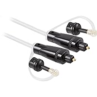 ATIVA® Fiber Optic Toslink Digital Audio Cable, 6’, 26920