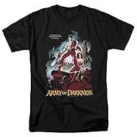 Popfunk Classic Army of Darkness Movie Poster Bruce Campbell T Shirt & Stickers