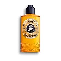 L'Occitane Shea Body Shower Oil: Soften & Cleanse Skin, With 10% Shea Oil, Nourish, Soothe Feelings of Tightness, Shea Scent, Refill Available