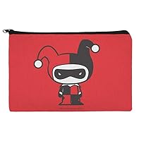 GRAPHICS & MORE Harley Quinn Cute Chibi Character Makeup Cosmetic Bag Organizer Pouch