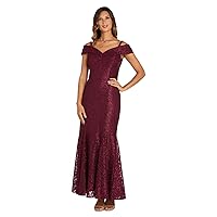 R&M Richards Women's Long Formal Dress