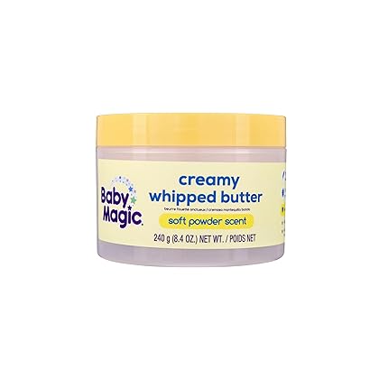 Baby Magic Creamy Whipped Butter Soft Powder Scent, 8.4 oz