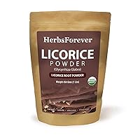 Licorice Powder – Glycyrrhiza Glabra – Relieving Throat Discomfort – Non GMO, Organic, Vegan – 454 GMS
