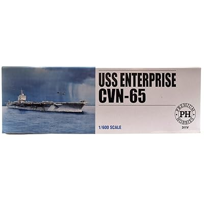 Premium Hobbies USS Enterprise CVN-65 1:600 Model Aircraft Carrier Kit 311V