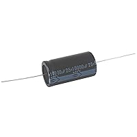 NTE Electronics NEH2.2M50AA Series NEH Aluminum Electrolytic Capacitor, 20% Capacitance Tolerance, Axial Lead, 2.2µF Capacitance, 50V