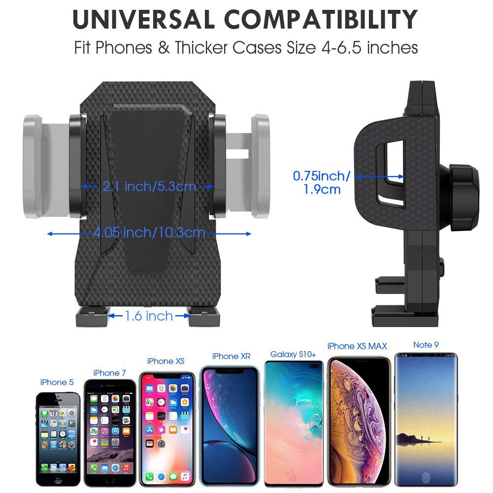 Miracase Air Vent Phone Holder for Car, Vehicle Cell Phone Mount Cradle with Adjustable Clip Compatible with iPhone 14 / 13 / 12 Series/11 Pro Max/Samsung and More