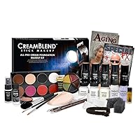 Mehron Makeup Creamblend All-Pro Student Makeup Kit (Dark)