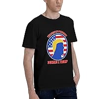 Trump is President T-Shirt Mans Short Sleeve T Shirt Cotton Classic Shirt