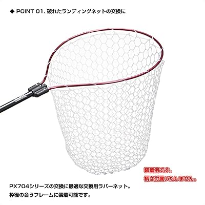Mua Rubber Net Replacement Net: Fishing Net Prox Replacement Rubber Landing  Net, 12 / 15 / 19 / 19 Depth 17.7 inches (45 cm) / 19 Depth 23.6 inches (60  cm) (Color: Clear / Pink) PX894C / PX894P trên  Nhật chính hãng 2024