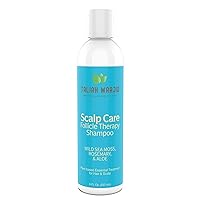 Scalp Care Follicle Therapy Shampoo | For Thinning Hair & Hair Loss| Essential Treatment for Hair & Scalp | Natural Ingredients, Wild Sea Moss, Rosemary & Aloe - 8oz (V086)